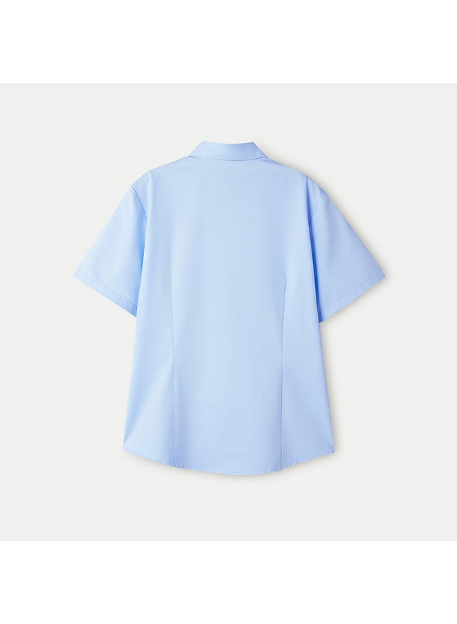 HLA 25 Summer Fitted And Stylish Women'S Short Sleeve Dress Shirt - Image 3