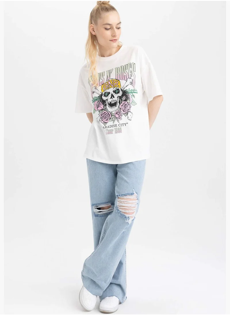 DeFacto Woman Wide Leg Denim Trousers