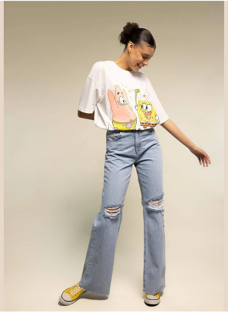 DeFacto Woman Wide Leg Denim Trousers