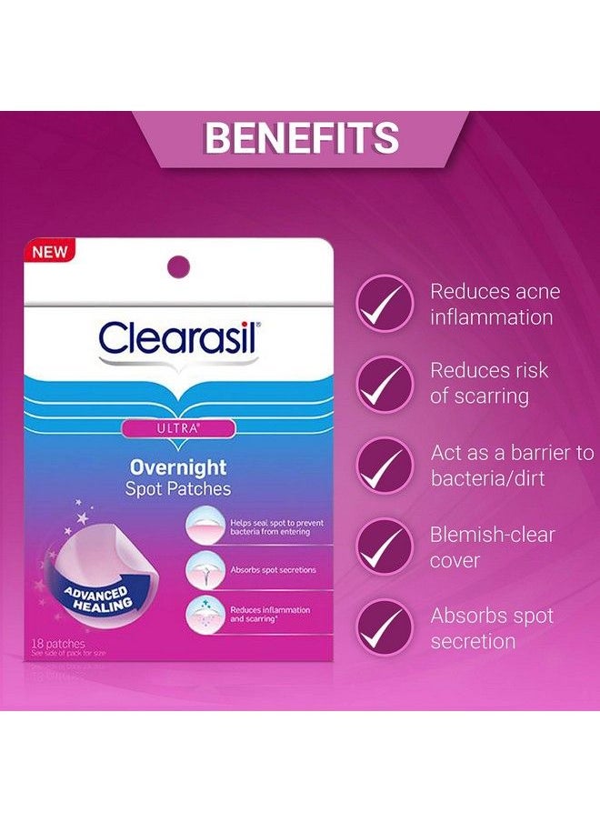 Clearasil لاصقات حب الشباب العنيدة 5 في 1، 18 قطعة (عبوة من 3 قطع)  - Image 3