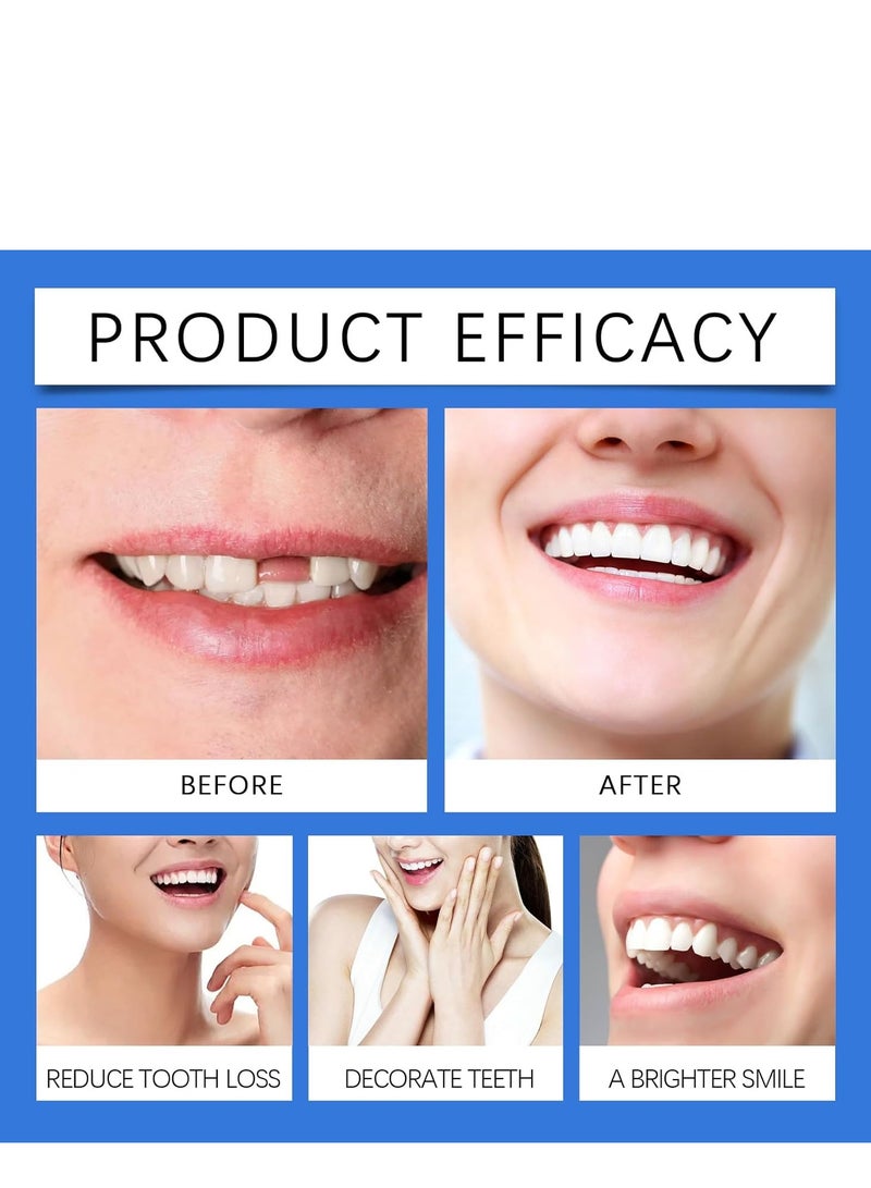 Silicone Reline Denture Set, Denture Silicone Reline Kit for Dentures, Soft Denture Reline Kit for Men and Women, Unisex Denture Reline Kit is Suitable for securing Upper and Lower dentures (1Pcs) - Image 5