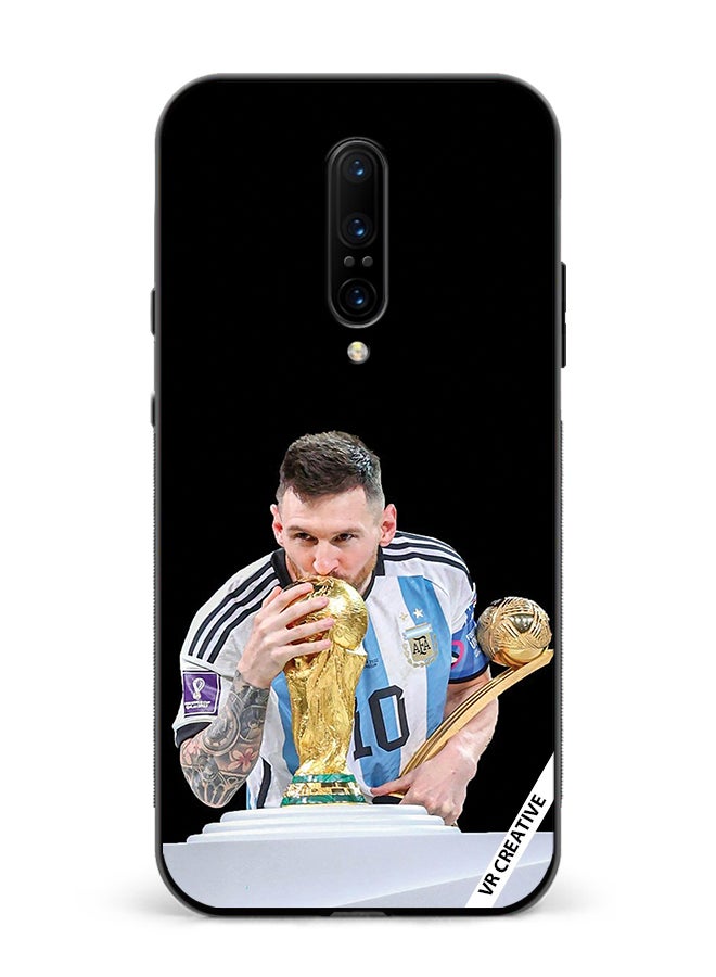 VR CREATIVE Protective Case Cover For OnePlus 7 Pro Messi Design Multicolour - Image 1