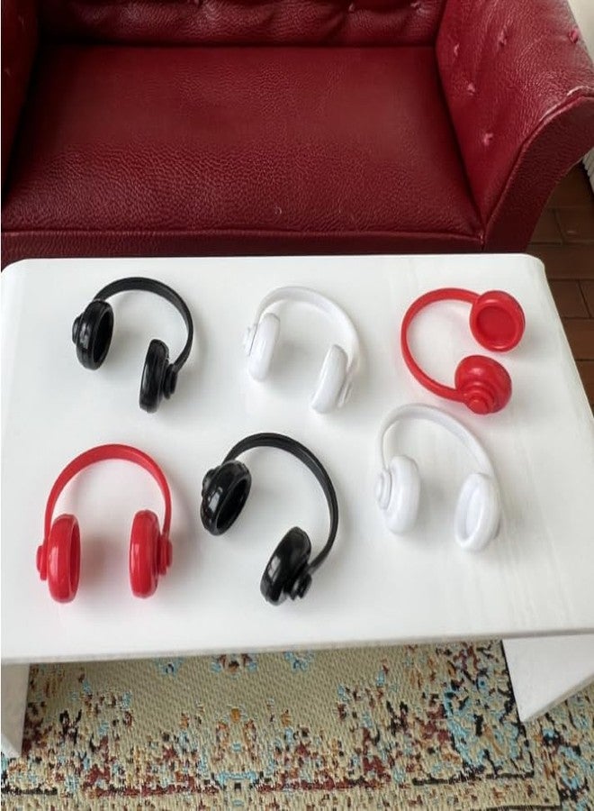 Kryoflare Miniature Dollhouse Headphones, High Simulation Exquisite Sturdy Plastic Dollhouse Headphones Model, 1:12 Scale Accessory，Remarkable Details - Image 4