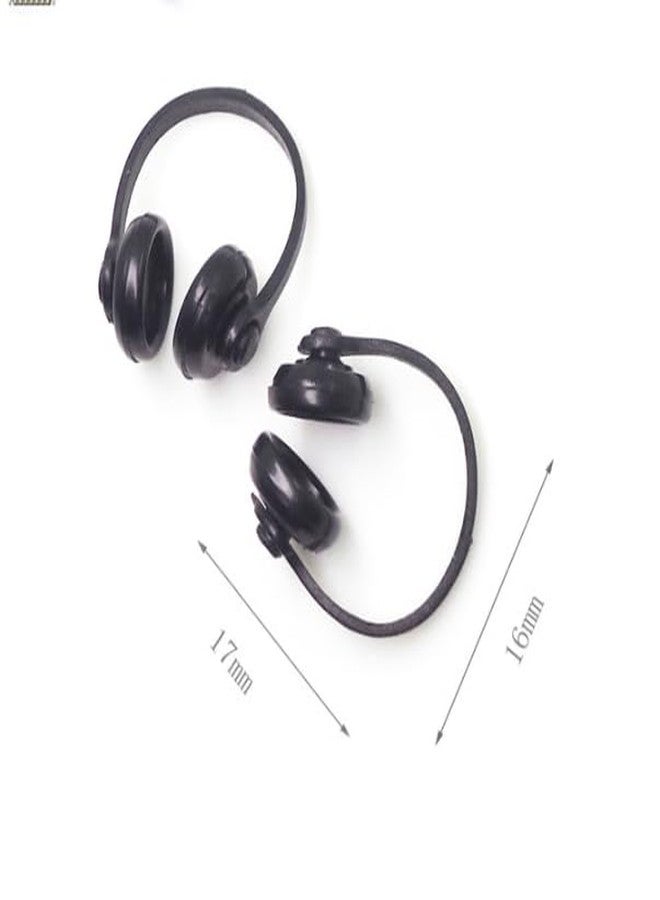 Kryoflare Miniature Dollhouse Headphones, High Simulation Exquisite Sturdy Plastic Dollhouse Headphones Model, 1:12 Scale Accessory，Remarkable Details - Image 5