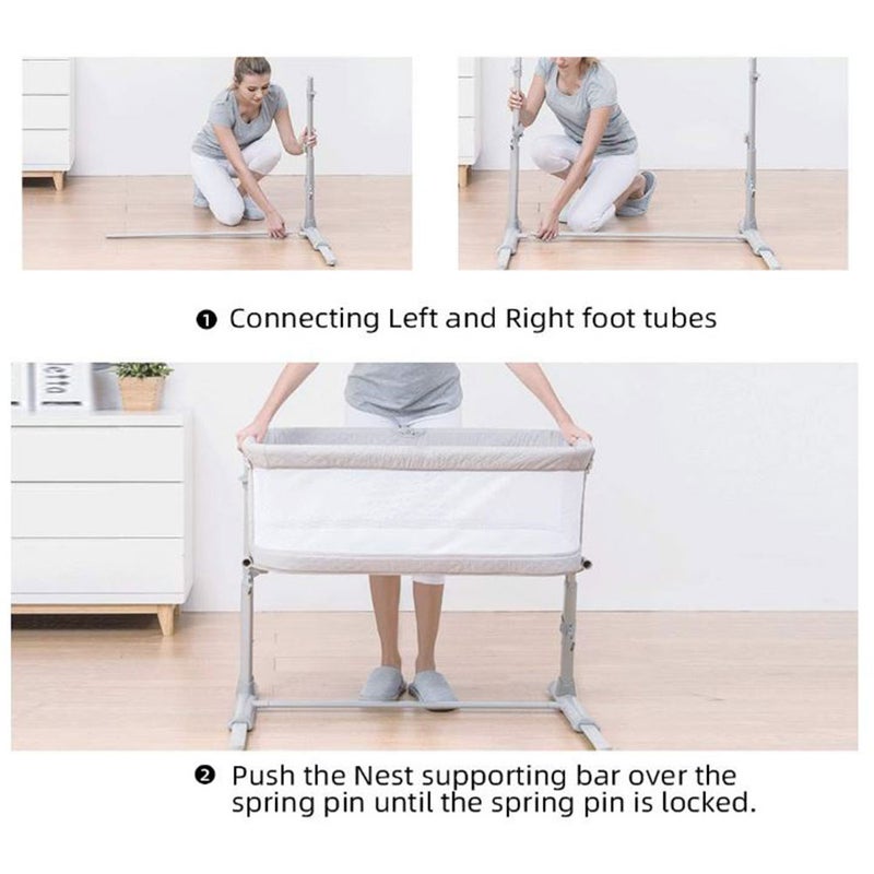 Bumble & Bird - Adjustable Bedside Bassinet / Crib - Image 3