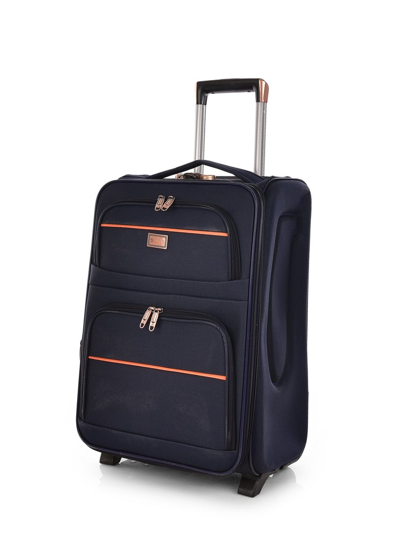 NEW TRAVEL Softside Small Cabin Luggage Trolley  - Image 1