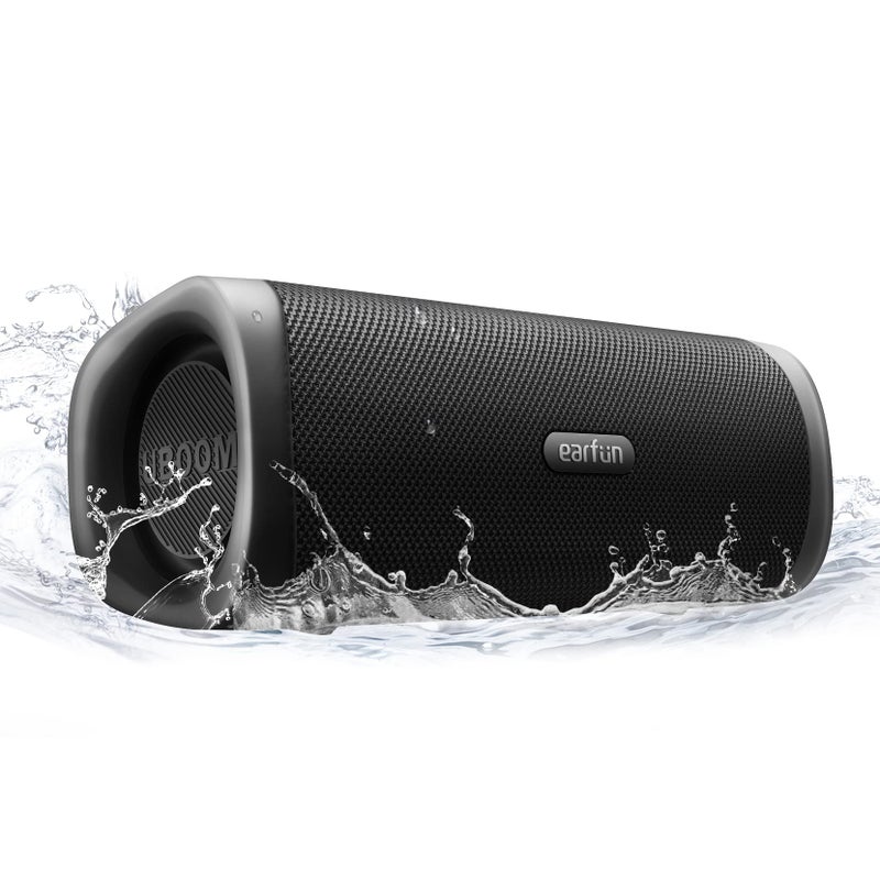 EarFun Bluetooth Speaker, UBOOM L Portable Speaker 28W Loud Stereo Sound, Rich Bass, IP67 Waterproof & Dustproof, Dual Pairing, Built-in Mic, Low Latency, Wireless Speaker for Party, Indoor & Outdoor - Image 3