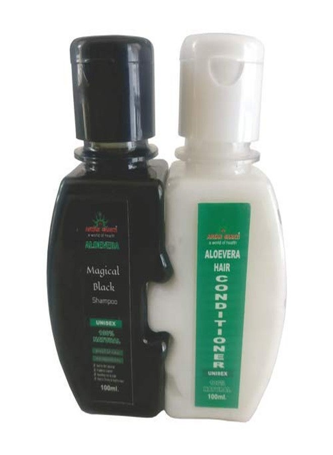 Aloevera Magical Black Shampoo & Aloevera Conditioner Combo