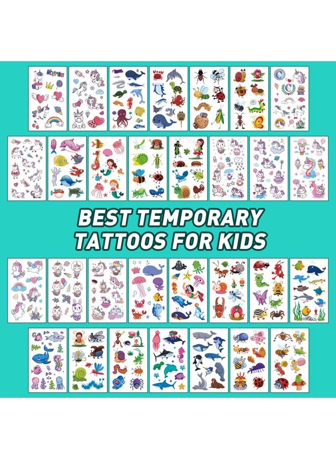 Metker Temporary Tattoo Kids - 150 Sheets & 1700+ Patterns | Boosts Imagination/Creativity & Easy-Clean | Ideal for Party Favors, Arts & Crafts, Goodie Bags (Non-Toxic, Safe for Skin)-B - Image 5
