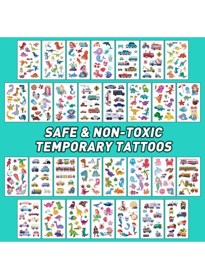 Metker Temporary Tattoo Kids - 150 Sheets & 1700+ Patterns | Boosts Imagination/Creativity & Easy-Clean | Ideal for Party Favors, Arts & Crafts, Goodie Bags (Non-Toxic, Safe for Skin)-B - Image 3