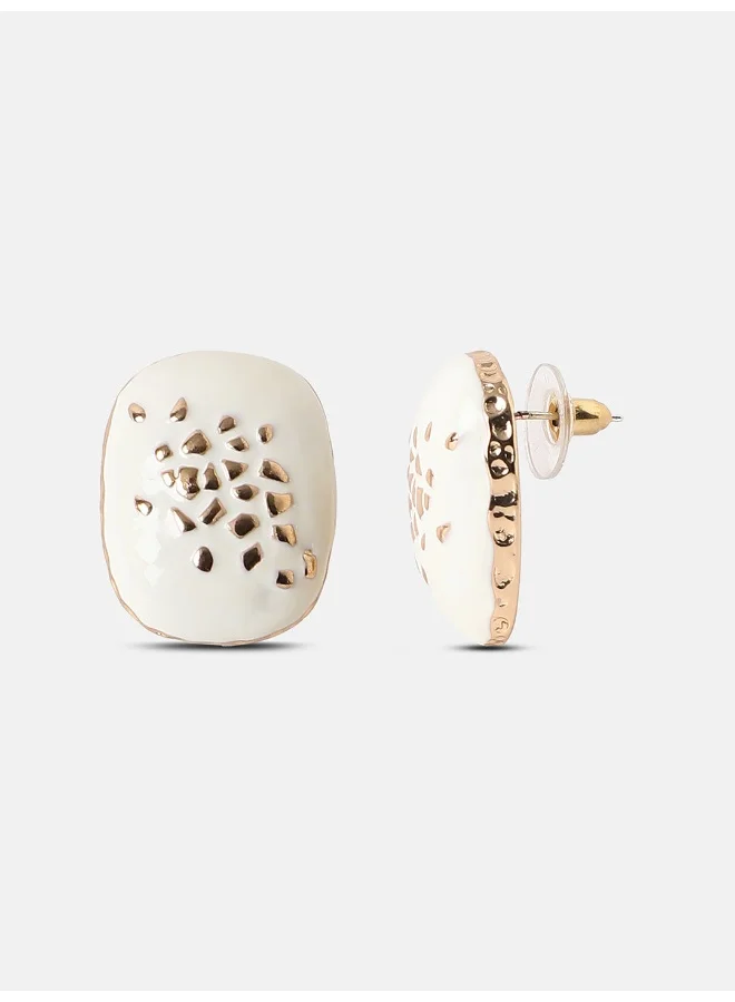 سوهي الأقراط الذهبية - الطباشير الأبيض