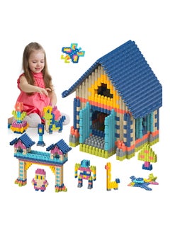 KASTWAVE Kids 320Pcs Set Building Blocks Construction Toy Learning STEM Toys Educational Kit Child 10 Colors Building Toys for Kids Ages  - Image 1
