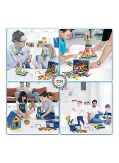 KASTWAVE Kids 320Pcs Set Building Blocks Construction Toy Learning STEM Toys Educational Kit Child 10 Colors Building Toys for Kids Ages  - Image 3