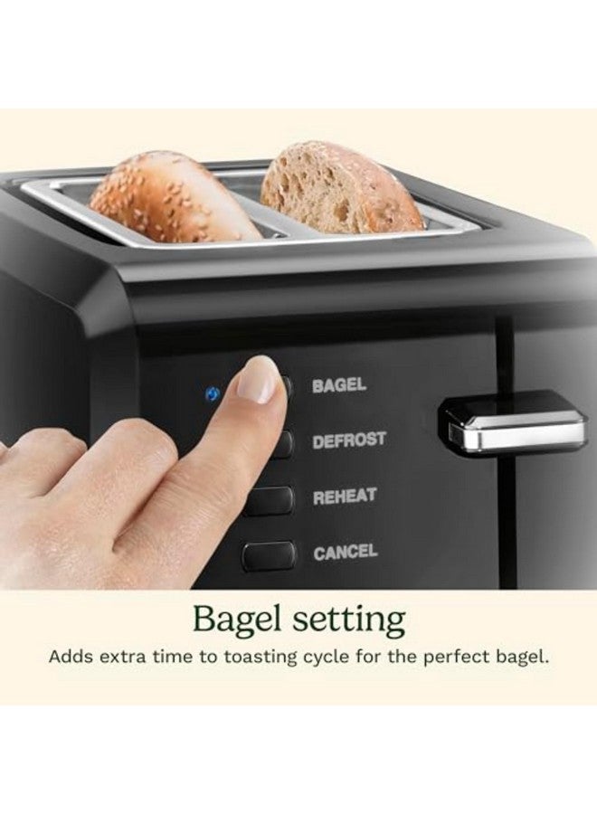 Cuisinart Cuisinart CPT-122BK 2-Slice Compact Plastic Toaster, Black  - Image 3