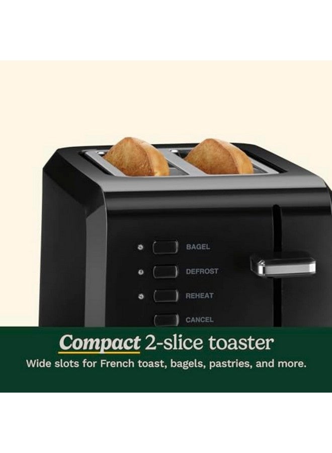 Cuisinart Cuisinart CPT-122BK 2-Slice Compact Plastic Toaster, Black  - Image 4