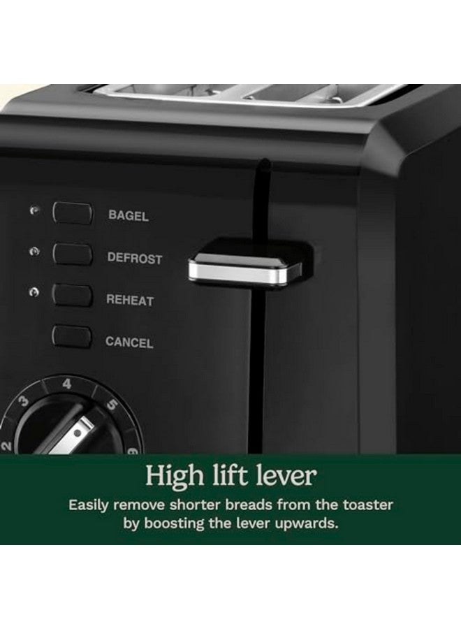 Cuisinart Cuisinart CPT-122BK 2-Slice Compact Plastic Toaster, Black  - Image 5