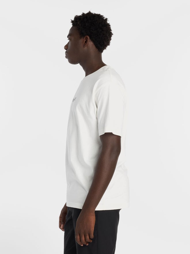 New Balance White Printed Cotton T-Shirt - Image 3