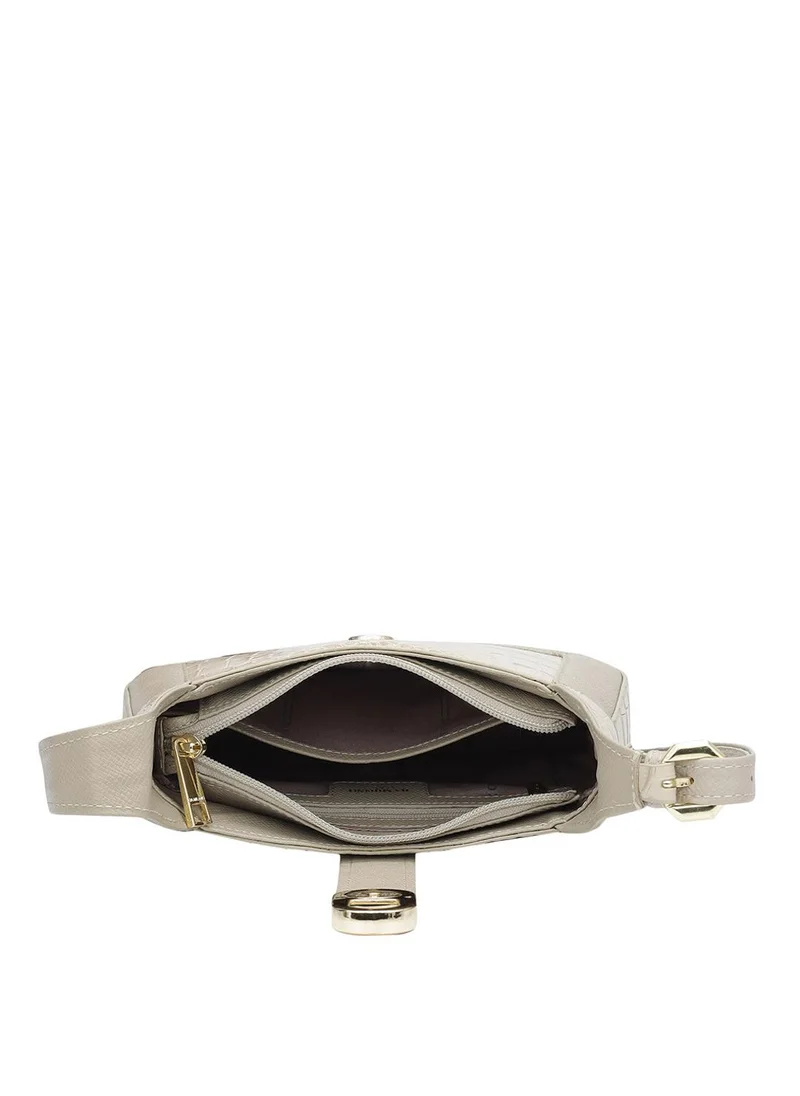 Da Milano  Genuine Leather Cream Sling Bag for Women | Best Price UAE