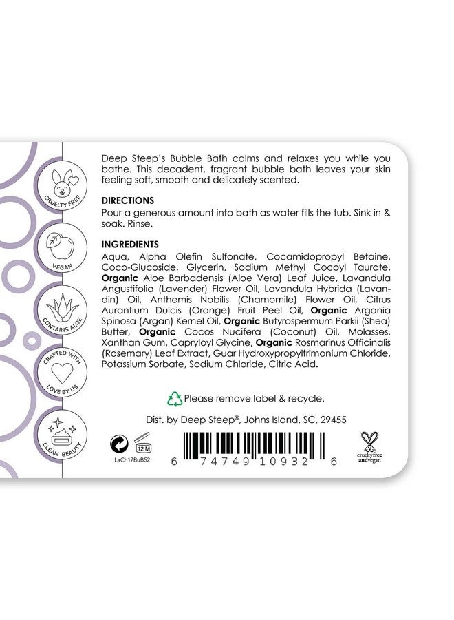 Deep Steep Bubble Bath, 17 oz (Lavender Chamomile) - Image 3