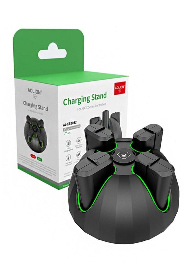 AOLION - Rechargeable Battery Pack for Xbox Controller, 4x1100mAh with Charger, Charger Compatible Series X|S/Xbox One/Xbox One S/X Controllers - Image 1