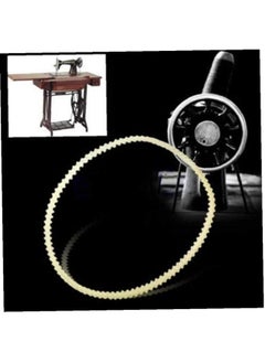 silvercnc 2 PCS Home Sewing Machine Motor Serrated Belts Nylon Beige Sewing Machine Belts 32cm  - Image 3