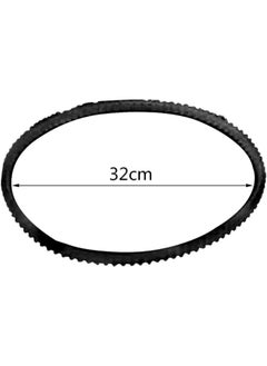 silvercnc 2 PCS Home Sewing Machine Motor Serrated Belts Nylon Beige Sewing Machine Belts 32cm  - Image 1