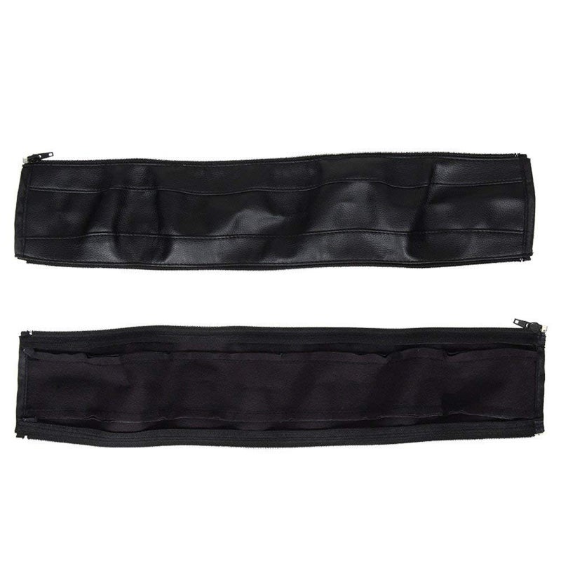 ROMIRUS غطاء مقبض لكرسي الأطفال Babyzen YOYO2 / YOYO+ ، جلد صناعي أسود - Image 3