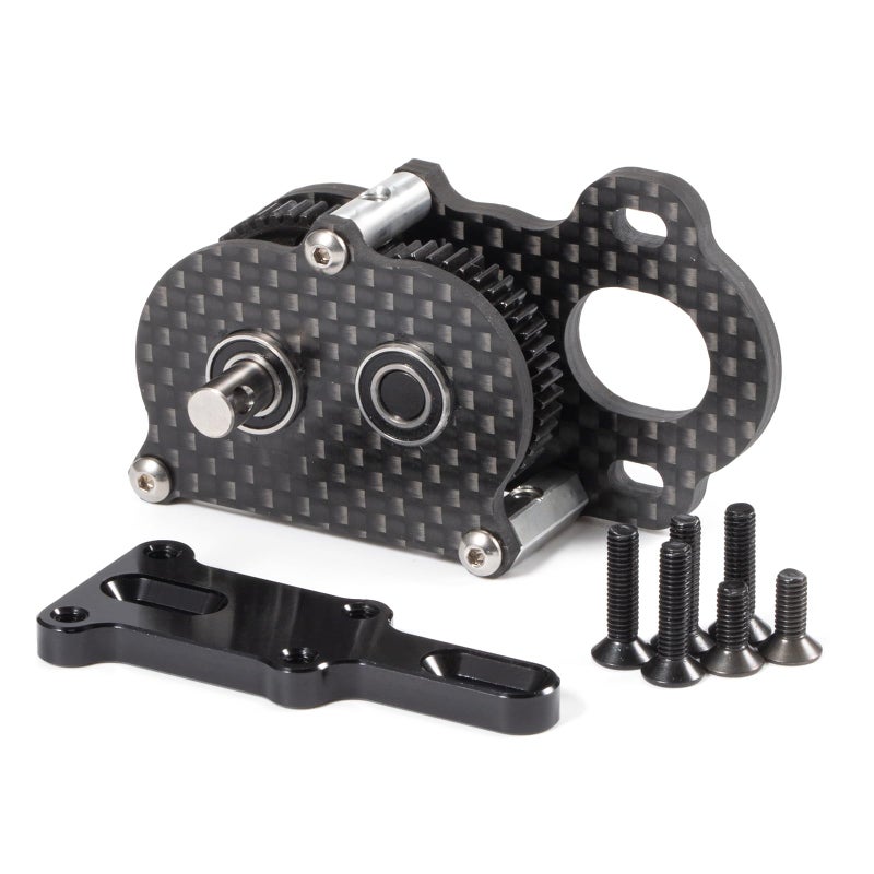 ZMHOBBY NOD Transmission Straight Axle Gearbox for Scaler Sportsman 110 RC Crawler Chassis UltraLightweight LowCG Design Black - Image 3