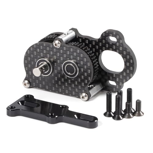 ZMHOBBY NOD Transmission Straight Axle Gearbox for Scaler Sportsman 110 RC Crawler Chassis UltraLightweight LowCG Design Black - Image 1
