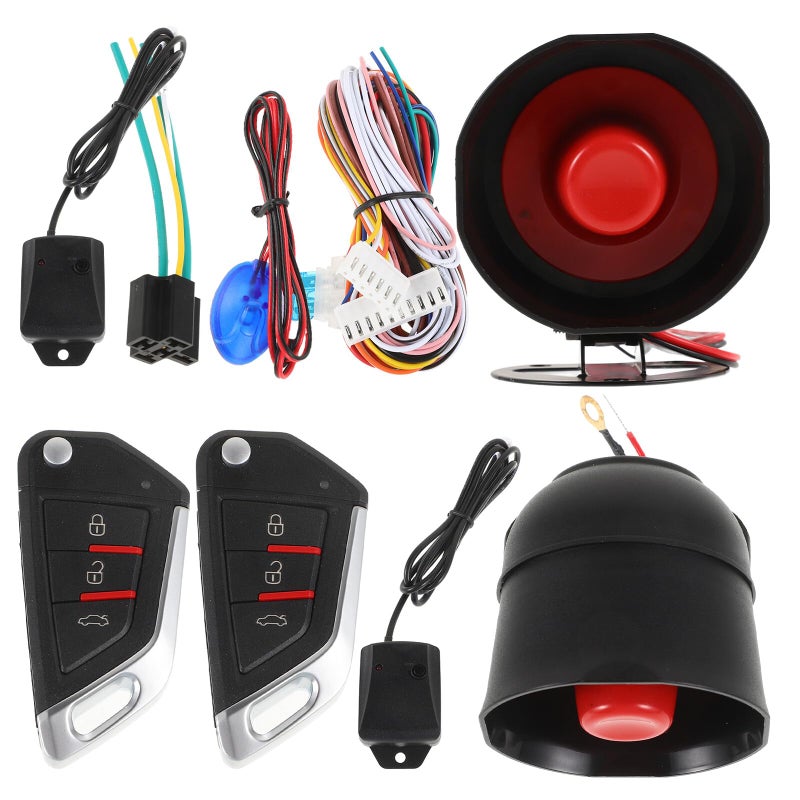 Keyless Entry Car Alarm System With Remote Start Kit Anti Theft Security For Vehicle - Image 2