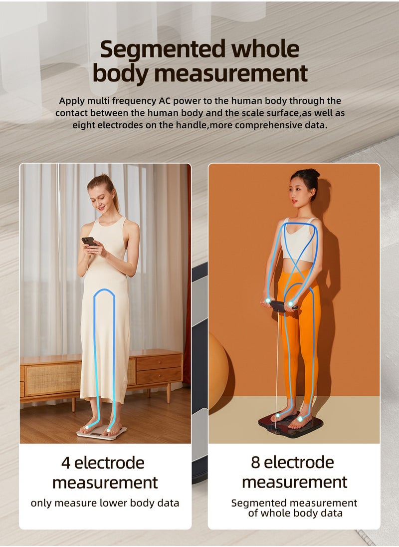 Eight-electrode human body weight scale, electronic scale, intelligent body fat scale, compatible with Xiaomi, Huawei, iPhone. - pzsku/Z5B098ED55739ED4EB70CZ/45/_/1729584027/e1c7a5c8-dae0-4398-8221-72b079860d19