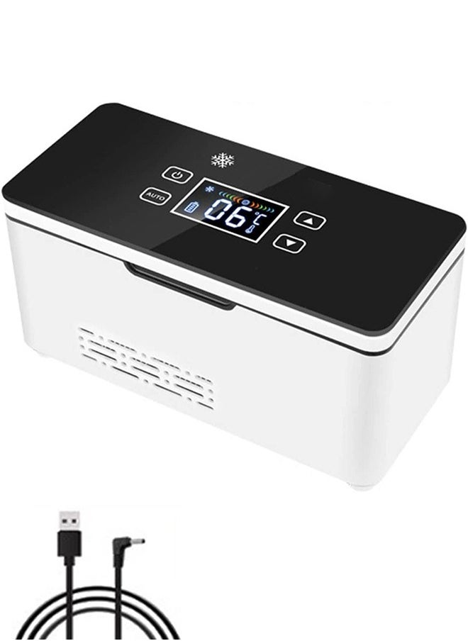 XiuWoo Portable Mini Drug Refrigerator, Insulin Cooler Travel Case Box, Usb Rechargeable Constant Temperature With Bag And Handle, Medicine Refrigerated Boxes  - Image 1