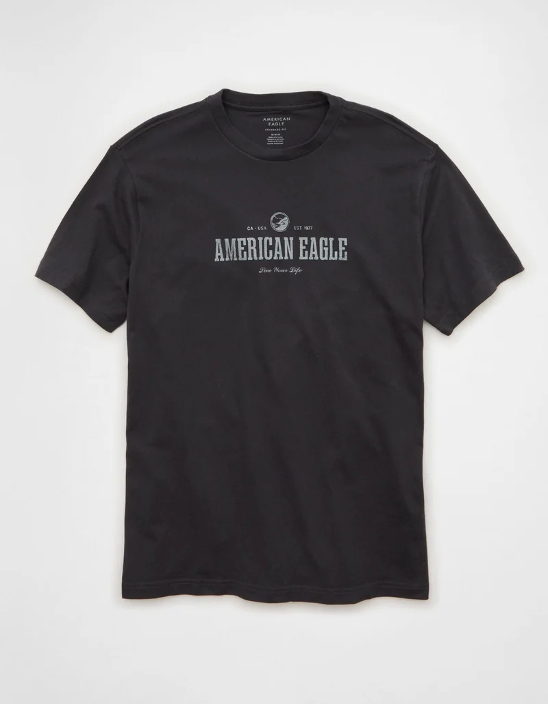 American Eagle  AE Logo Graphic T-Shirt for Men | Best Price UAE