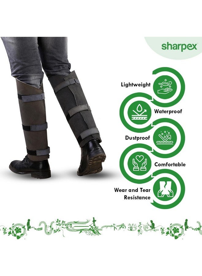 Sharpex Snake Gaiters, Durable Snake Leg Guards for Men & Women | Waterproof Snake Bite Protection for Lower Legs | Adjustable Snake Proof Gaiters for Farm Working - Image 3