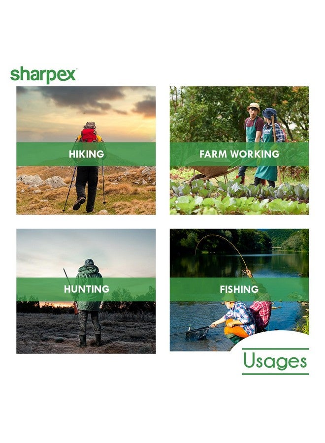Sharpex Snake Gaiters, Durable Snake Leg Guards for Men & Women | Waterproof Snake Bite Protection for Lower Legs | Adjustable Snake Proof Gaiters for Farm Working - Image 4