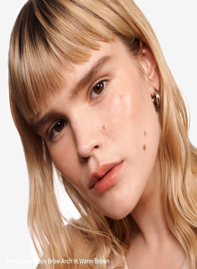 Glossier Boy Brow Arch 2-in-1 Longwear Pomade + Eyebrow Pencil - Warm Brown , Smudge-Resistant, Buildable Definition - Image 4