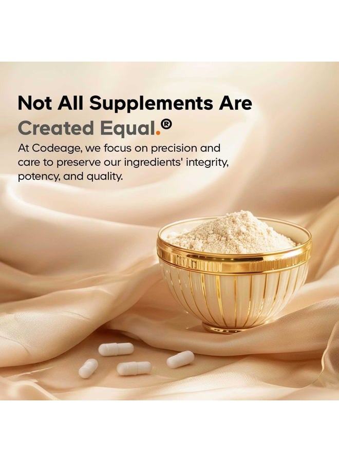 Codeage Coq10 Liposomal Supplement: 125 Mg Coenzyme Q10 With Vitamin E Isomers and Tocopherols. 2 Month Supply. 1 Capsule Per Serving. Liposomal Supply. Vegan, Non-GMO & Gluten Free - Image 4