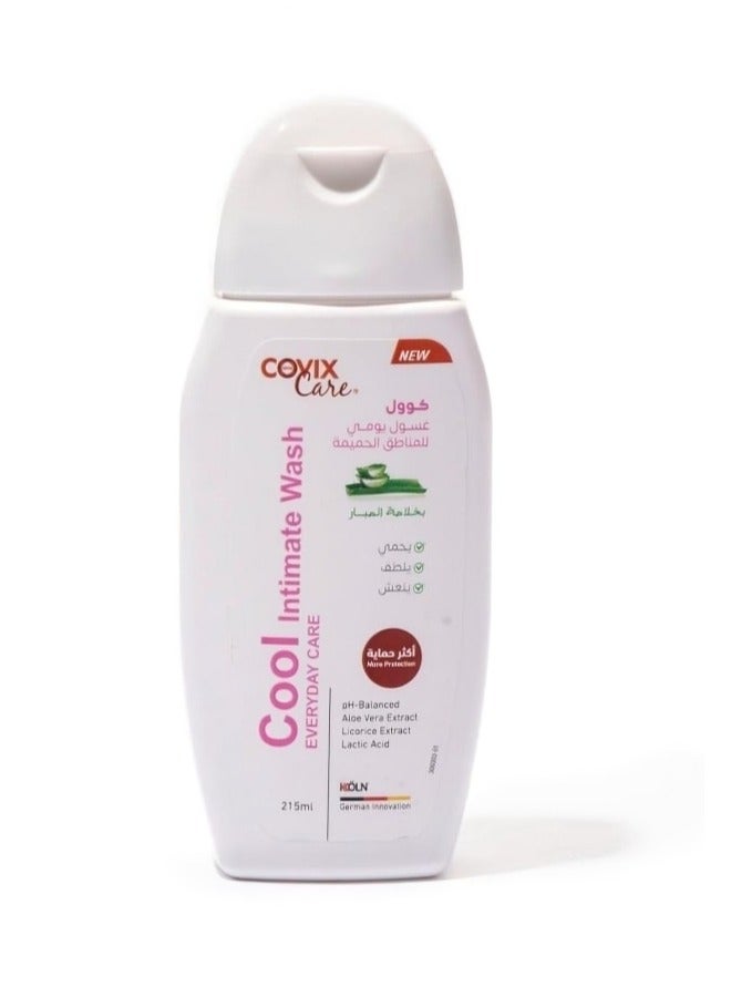 covix care Aloe Vera Extract Cool Intimate Wash Everyday Care 215ml
