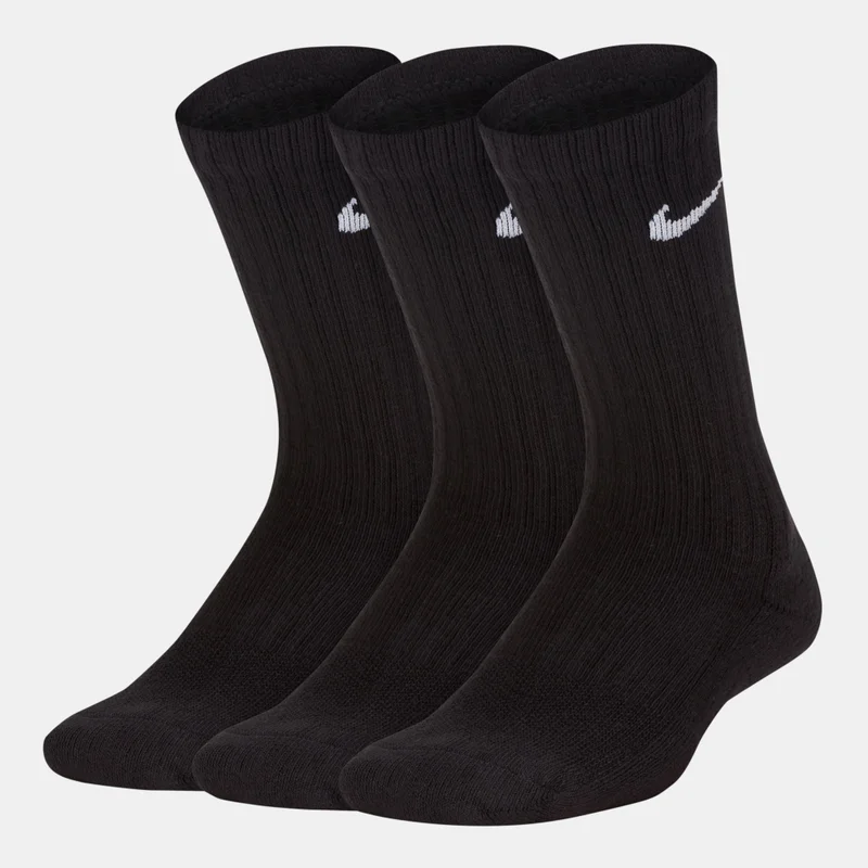 Nike Kids' Performance Cushioned Crew Socks (3 Pair) (Older Kids)