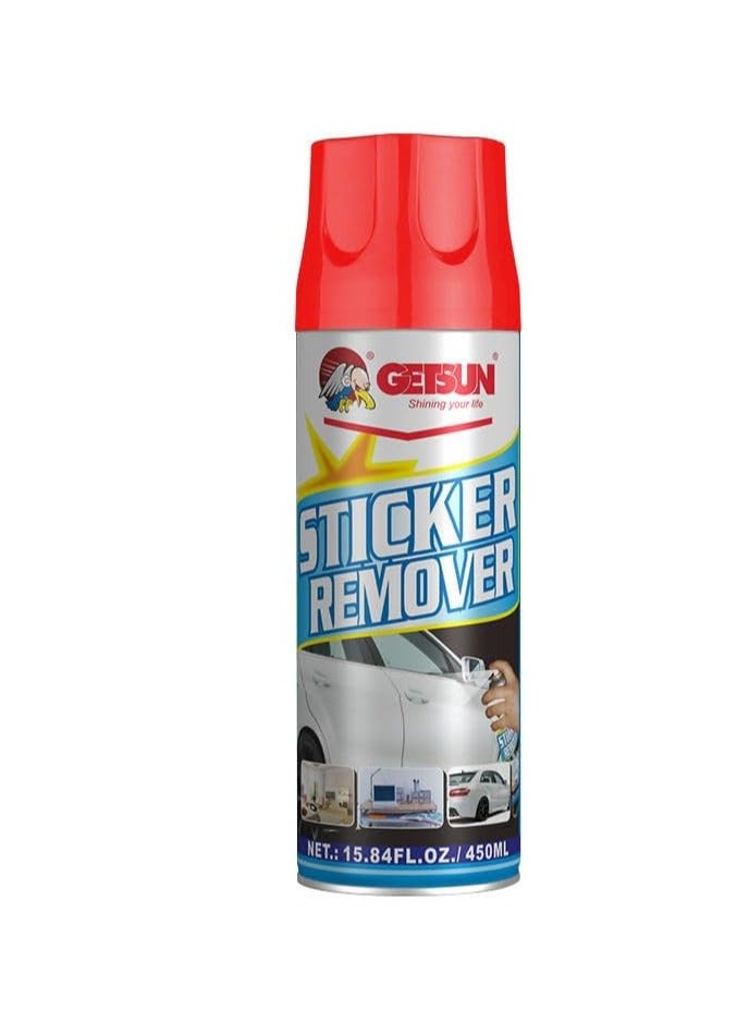 Generic Jetson Sticker Remover Spray, 450ml - Dual-Purpose Adhesive Cleaner for Cars and Home  - Image 1