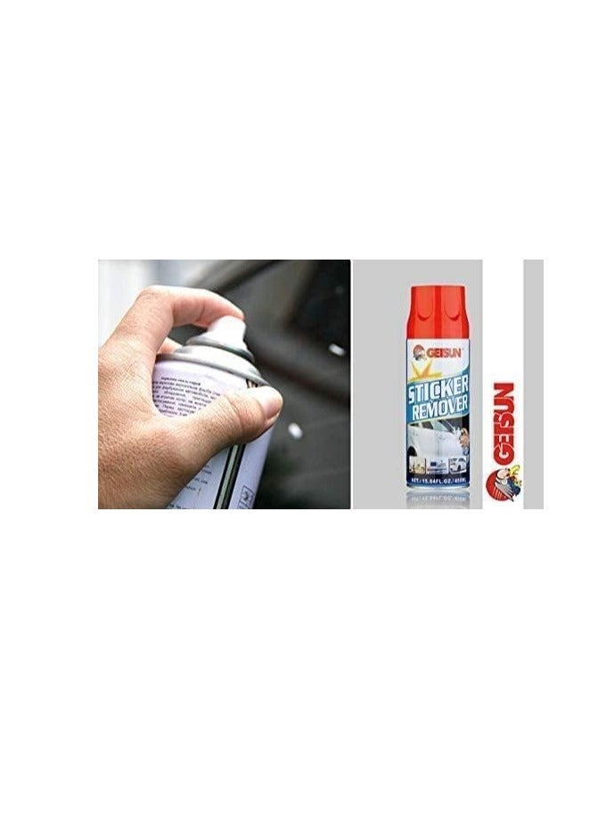 Generic Jetson Sticker Remover Spray, 450ml - Dual-Purpose Adhesive Cleaner for Cars and Home  - Image 2