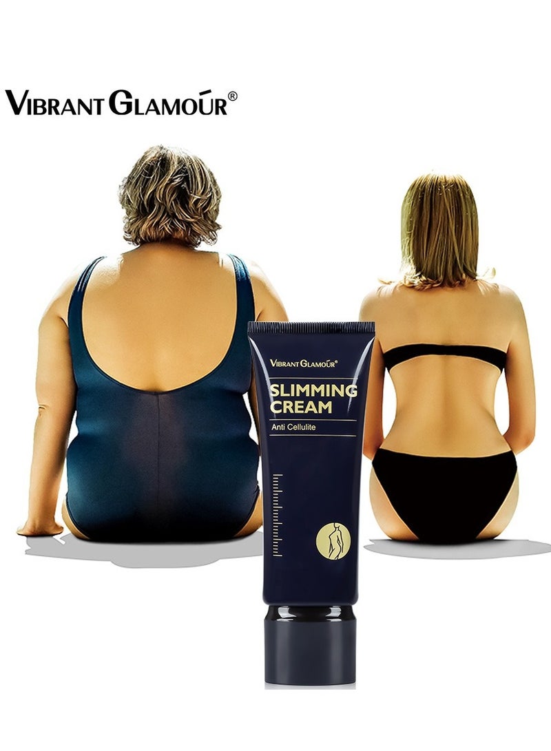 فايبرنت جلامور كريم تنحيف مضاد للسيلوليت، لوشن للجسم، منشط للخصر والبطن، زيوت طبيعية مرطبة، 80 غرام - Image 1