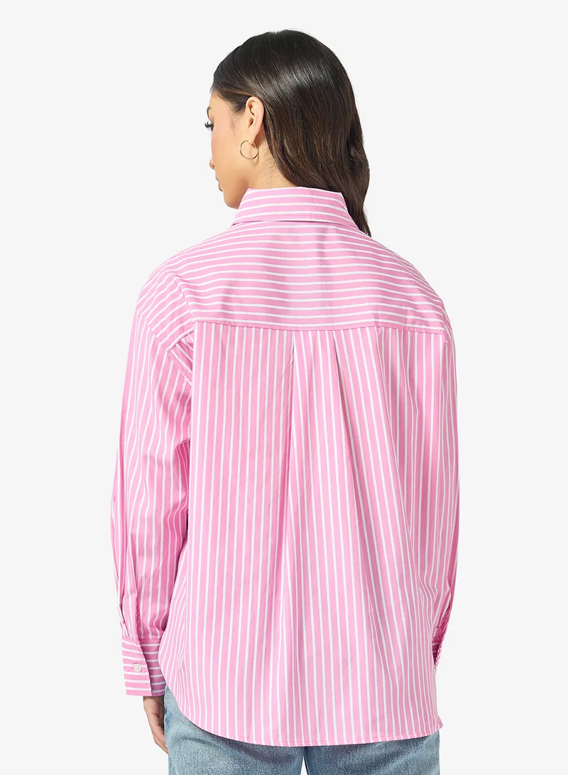 Ginger Pinstripe Oversize Shirt