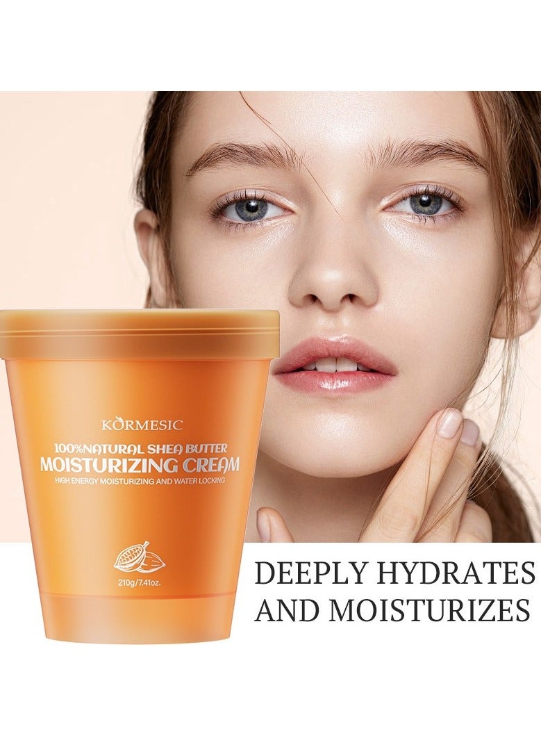 Kormesic كريم زبدة الشيا 210g-تغذي بشرة عميقة وترطيب - Image 2