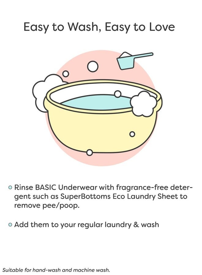 superbottoms Basic™ Bloomer| Unisex, 100% Pure Cotton Innerwear | Breathable & Soft Underwear | Baby Bloomers for 2y - 3y | Wonder Wild I Pack of 5 - Image 5