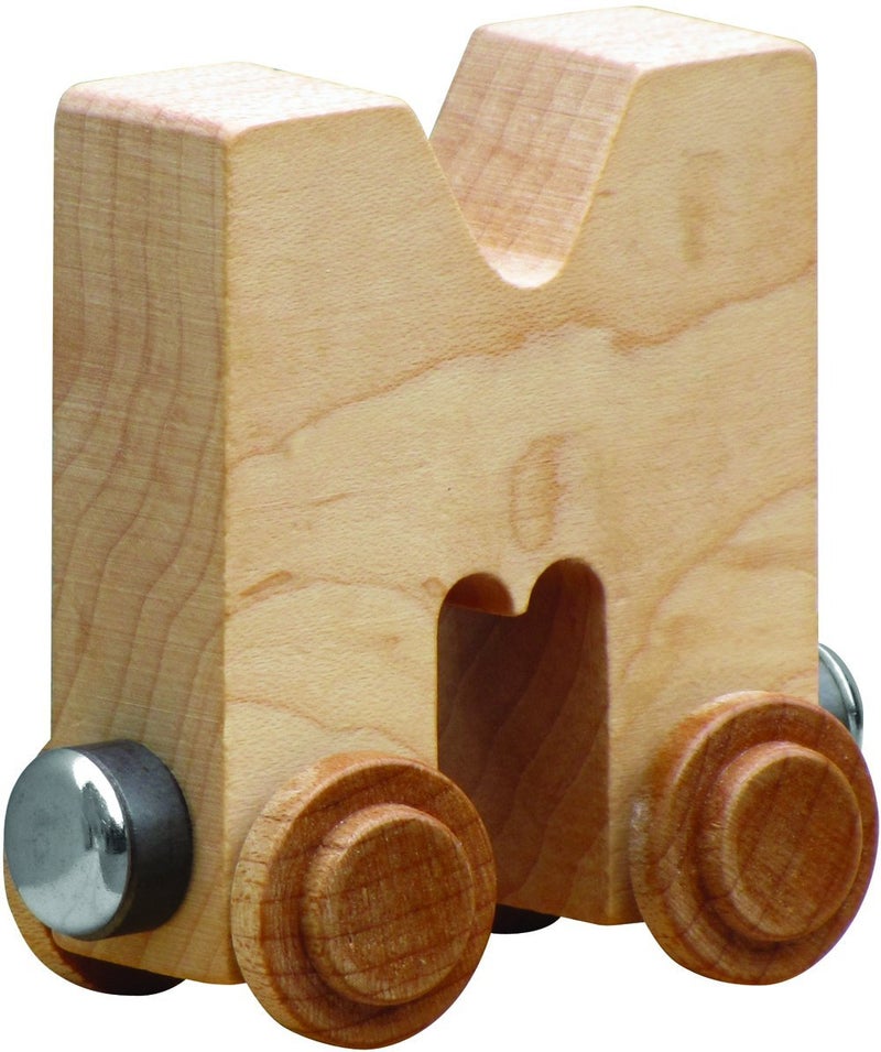 Maple Landmark NameTrains Clear Finish Letter Car Made in USA M - Image 4