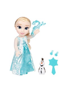 Disney FROZEN Elsa Doll Classic My Singing Friend Elsa Doll & Olaf Figure  - Image 1