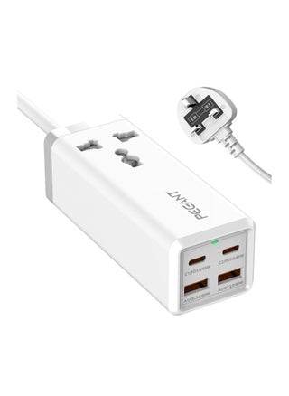65W Power Extension Cord with USB, 2x USB-C PD, 2x USB-A QC Fast Charger Adapter, 1 Way Universal Plug Socket Outlet, Quick Charging Surge Protector, 2M Cable Type C USB Charger - pzsku/Z5B0A52C3135A35B00F99Z/45/1746223315/d130986f-53a9-4104-8267-7bdac71efd39
