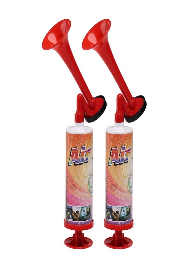 FARBIN Loud Air Horn Handheld Pump Air Horn Noisemakers for Kids Birthday Party, Football Match Sporting Events, Festival Celebrations, Fog Warning Horn Trump, 2pcs (Mini handheld horn 2pcs) - Image 1