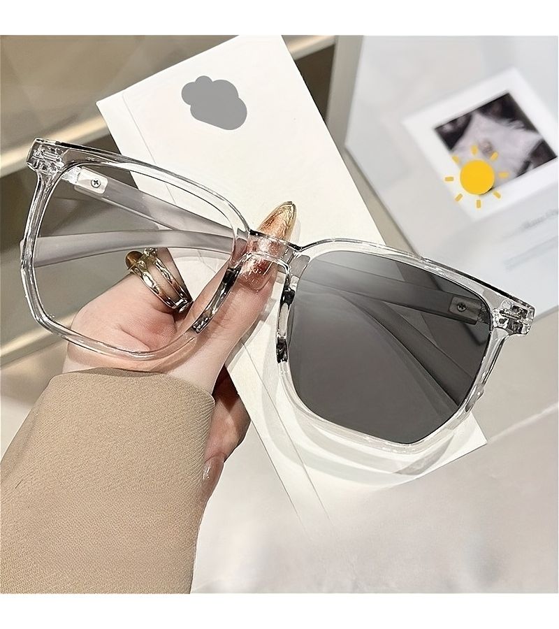 Tea Color Reading Glasses Women Men Sun Square Lens +2.75 - Image 3